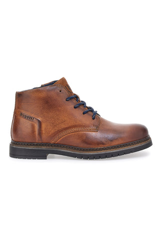 Braune Stiefeletten mit seitlichem Reißverschluss Bugatti 331AON313200