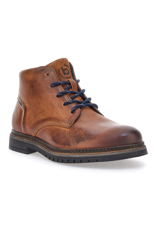 Braune Stiefeletten mit seitlichem Reißverschluss Bugatti 331AON313200
