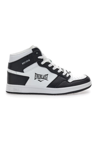 EVERLAST 716 MAN Mid-Cut-Sneaker in Weiß und Schwarz