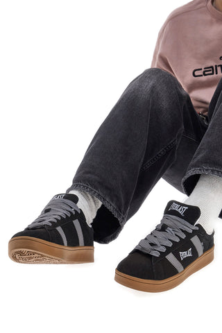 Schwarze Turnschuhe mit Schnürsenkeln Everlast 087