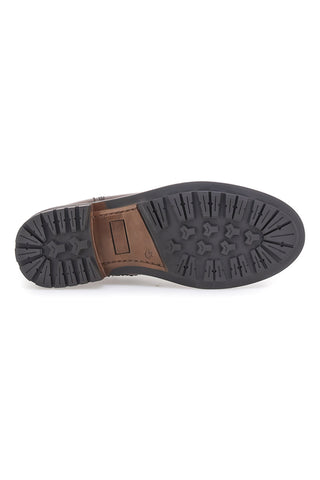 Scarpa Stringata Alta In Vera Pelle Marrone Altemberg 2412