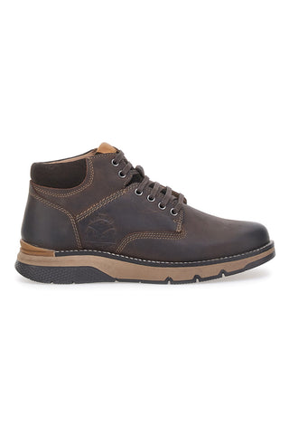 Hoher Schnürschuh Altemberg 2432 aus braunem Echtleder