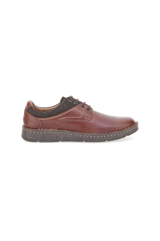 Braune und schwarze Schnürschuhe aus echtem Leder ALTEMBERG 24120