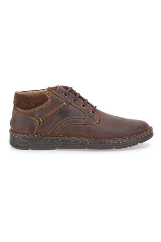 Hoher Schnürschuh Altemberg 2414 aus braunem Echtleder