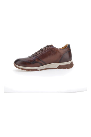 Braune Schnürschuhe mit Zierreißverschluss ALTEMBERG 2401