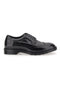 Schwarze Schnürschuhe mit Duilio Gian Marco Venturi-Dekoration