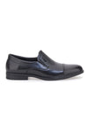 Elegante schwarze Mokassins mit Zehenkappe Nazareno Gabrielli 4901