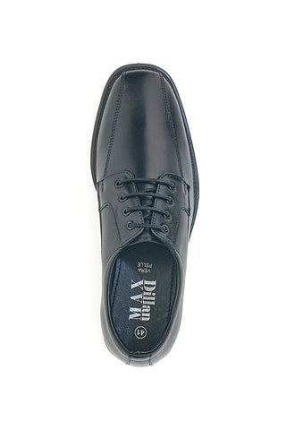 Scarpe Stringate Nere In Vera Pelle Max Dillan 01