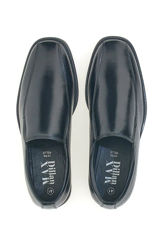 Max Dillan 02 Schwarze Echtleder-Loafer