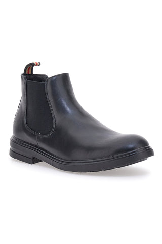Stivaletto nero con elastici laterali JOHES LAND 180141