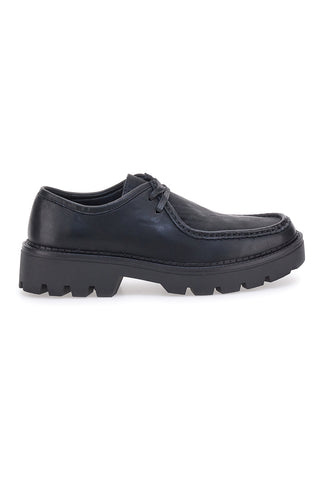 Schwarze Schnürschuhe mit dicker Sohle JOHES LAND 2308115