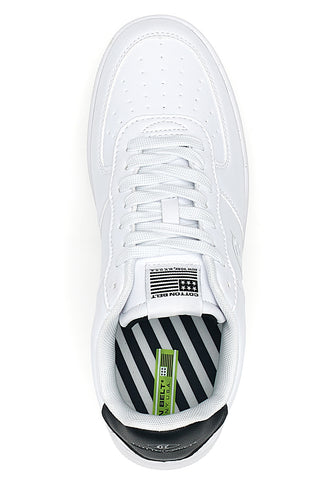 Sneakers bianche con tomaia traforata COTTON BELT RFM424H00