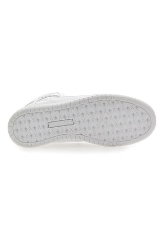 Weiße Mid-Cut-Sneaker COTTON BELT CBM424A16