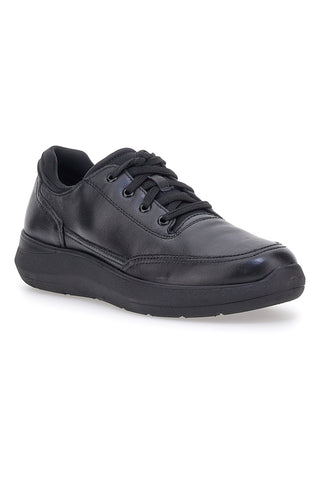 Schwarze Schnürschuhe aus echtem Leder mit Memory Foam-Innensohle PITTARELLO TIERRA 22105792