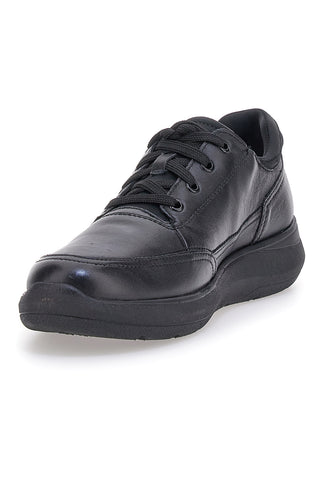 Schwarze Schnürschuhe aus echtem Leder mit Memory Foam-Innensohle PITTARELLO TIERRA 22105792