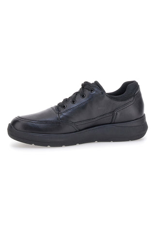 Schwarze Schnürschuhe aus echtem Leder mit Memory Foam-Innensohle PITTARELLO TIERRA 22105792
