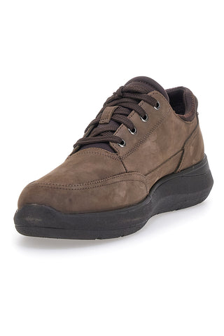 Braune Schnürschuhe aus echtem Leder mit Memory Foam-Innensohle PITTARELLO TIERRA 22105792 für Herren | Pittarello