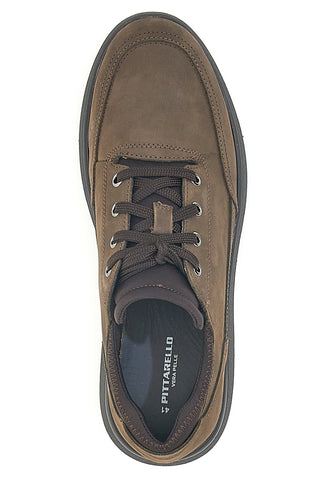 Braune Schnürschuhe aus echtem Leder mit Memory Foam-Innensohle PITTARELLO TIERRA 22105792 für Herren | Pittarello