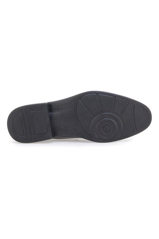 Schwarze spitze Schnürschuhe LONGFORD TRAK9933