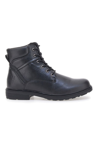 Schwarze Stiefel mit Schnürsenkeln Max Dillan 23F09054