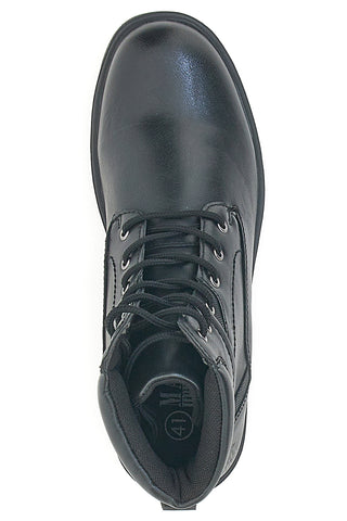 Scarponcini Neri con Lacci Max Dillan 23F09054
