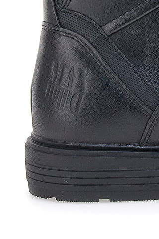 Scarponcini Neri con Lacci Max Dillan 23F09054