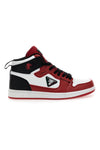 Sneakers rosso/nero mid casual Leone M075S9