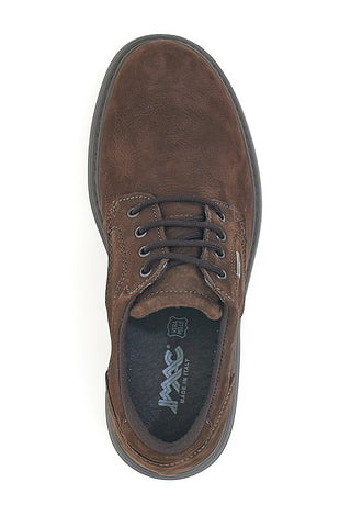 Braune Schnürschuhe aus echtem Wildleder Imac 651428