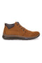 Scarpe Stringate Alte Marroni In Vera Pelle Imac 652250