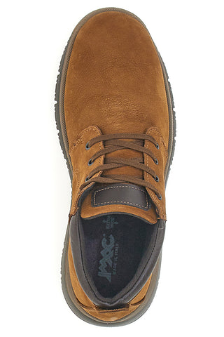 Scarpe Stringate Alte Marroni In Vera Pelle Imac 652250