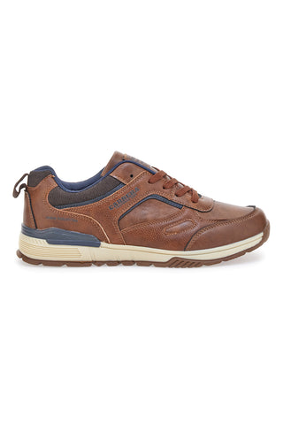 Braune Sneakers mit seitlichem Logo CARRERA CAM45914P