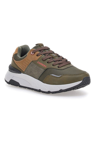 Grüne Sneakers mit braunen Details CARRERA CAM43900