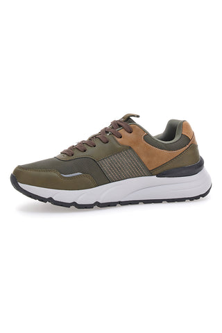 Grüne Sneakers mit braunen Details CARRERA CAM43900
