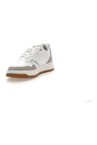 Sneakers Mid-Cut Bianche Con Strappo U.S. Grand Polo GPM424215J