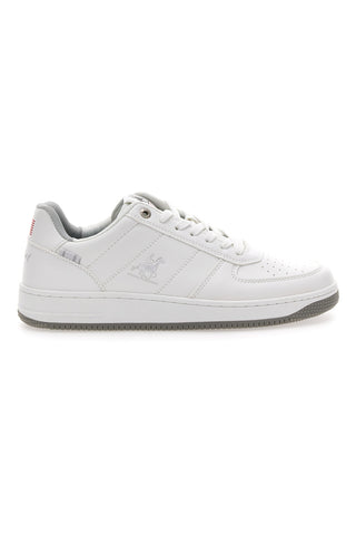 Weiße Turnschuhe mit Schnürsenkeln US Grand Polo GPM424707J