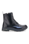 SCHWARZE STIEFEL MIT SEITLICHEM REISSVERSCHLUSS GAS NOTTINGHAM