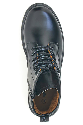 ANFIBI NERI CON CERNIERA LATERALE GAS NOTTINGHAM