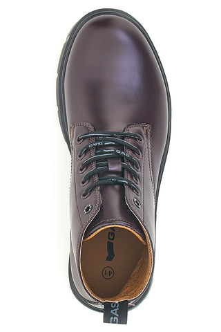 ANFIBI Bassi Burgundy Con Lacci Gas Bristol