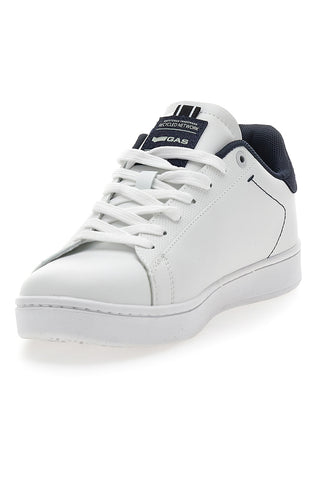 Sneakers Bianche con Dettagli Blu Gas Sammy Ltx