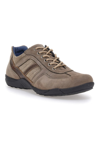 Scarpe Stringate Taupe In Vera Pelle Pittarello Eco 7016