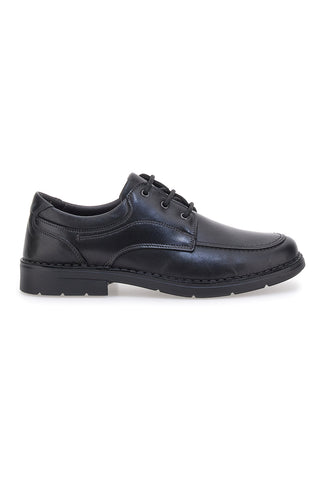 Schwarze Schnürschuhe aus echtem Leder Pittarello Eco 22706
