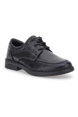Schwarze Schnürschuhe aus echtem Leder Pittarello Eco 22706
