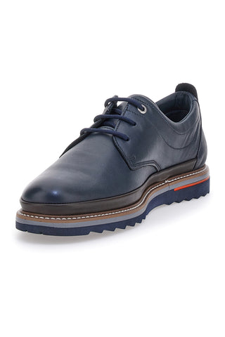 Blaue Schnürschuhe aus echtem Leder Pittarello Eco 450002
