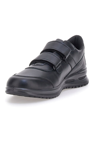 Stringate nere con strappi in velcro Made in Italy MARCO BRANDI 308