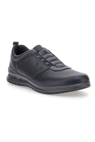Schwarze Schuhe mit Gummibändern vorne, hergestellt in Italien, MARCO BRANDI 37