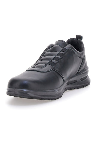 Scarpe nere con elastici frontali Made in Italy MARCO BRANDI 37