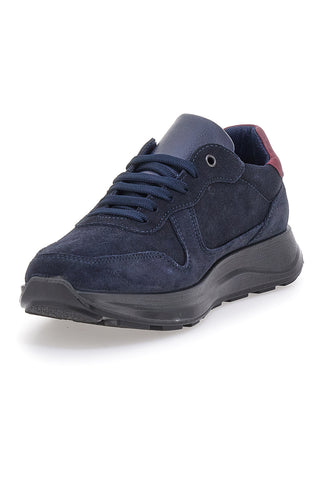 Blaue Schnürschuhe Made in Italy MARCO BRANDI 2104