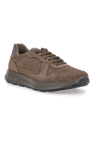 Braune Schnürschuhe, hergestellt in Italien, aus Leder MARCO BRANDI 2104