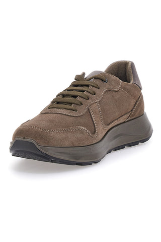 Braune Schnürschuhe, hergestellt in Italien, aus Leder MARCO BRANDI 2104