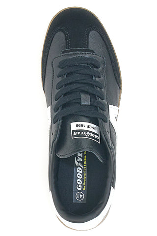 Sneakers nere in pelle Good Year GY51001